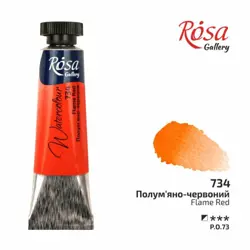 Akvarelové barvy Rosa 10 ml 734 flame red